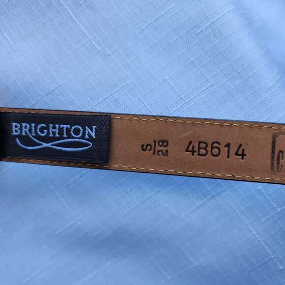 NWOT Brighton Unique Leather Classic Black Women`s Belt main image 13